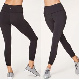 Lululemon Athletica leggings Black Size 6 Mid Rise Women